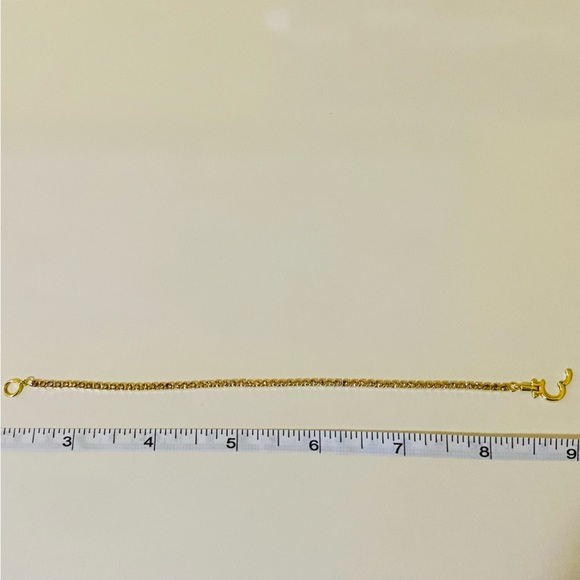 Gorjana 18k Gold Plated Brass Blush Pink Crystals Lexi Bracelet Womens Jewelry - Picture 7 of 8